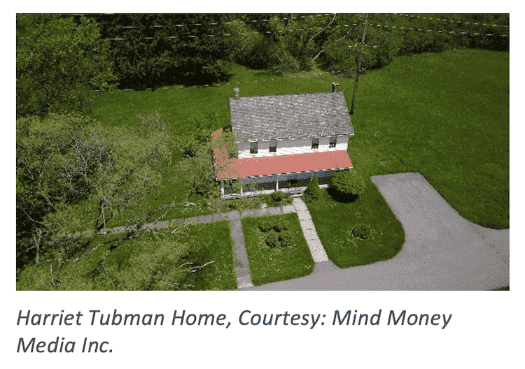 Image of Harriet Tubman's home.